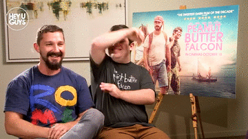 Hey U Guys Shia Labeouf, Zack Gottsagen