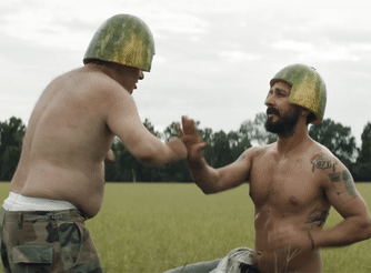 THE PEANUT BUTTER FALCON Zack Gottsagen, Shia LaBeouf